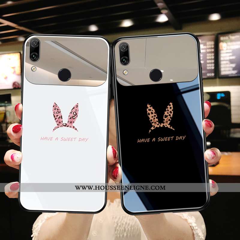 Housse Huawei P Smart+ Modèle Fleurie Fluide Doux Difficile Protection Téléphone Portable Amoureux T