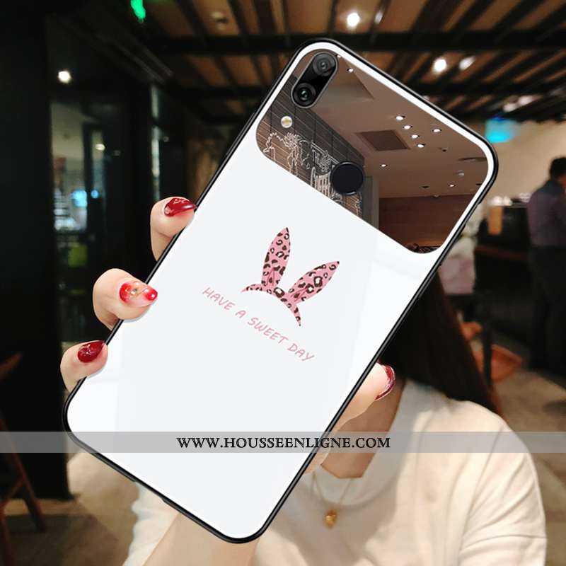 Housse Huawei P Smart+ Modèle Fleurie Fluide Doux Difficile Protection Téléphone Portable Amoureux T