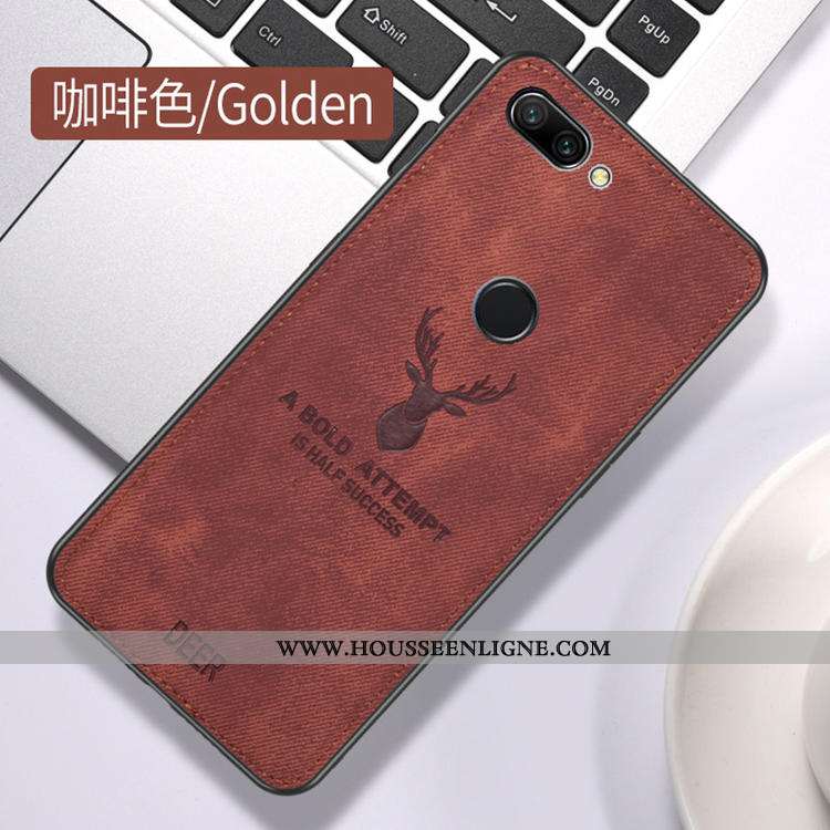 Housse Huawei P Smart Modèle Fleurie Protection Coque Personnalité Tempérer Membrane Créatif Gris