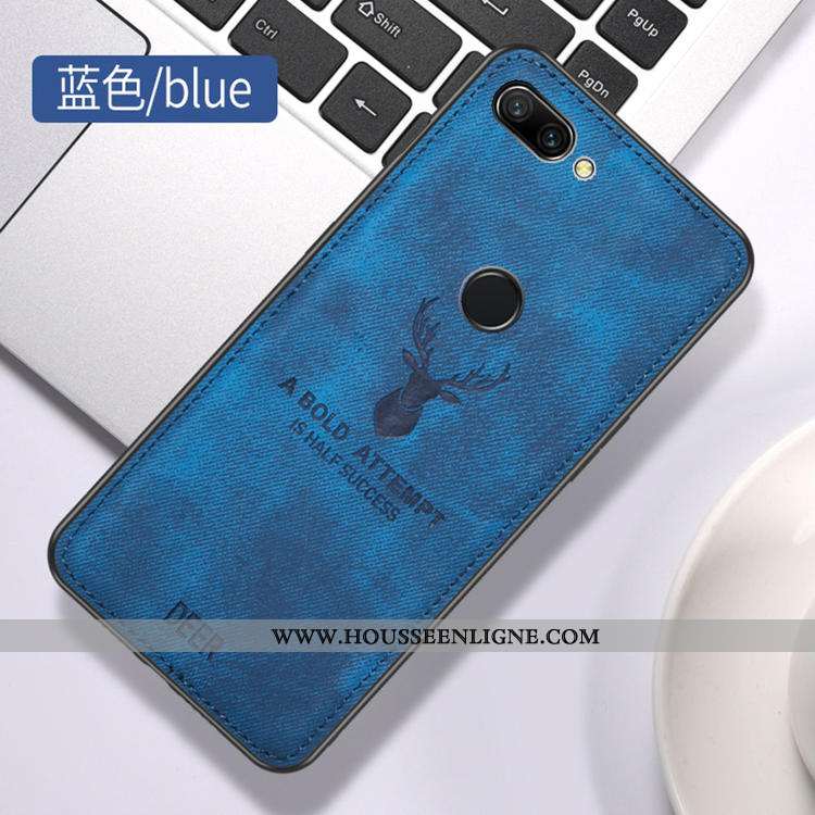 Housse Huawei P Smart Modèle Fleurie Protection Coque Personnalité Tempérer Membrane Créatif Gris