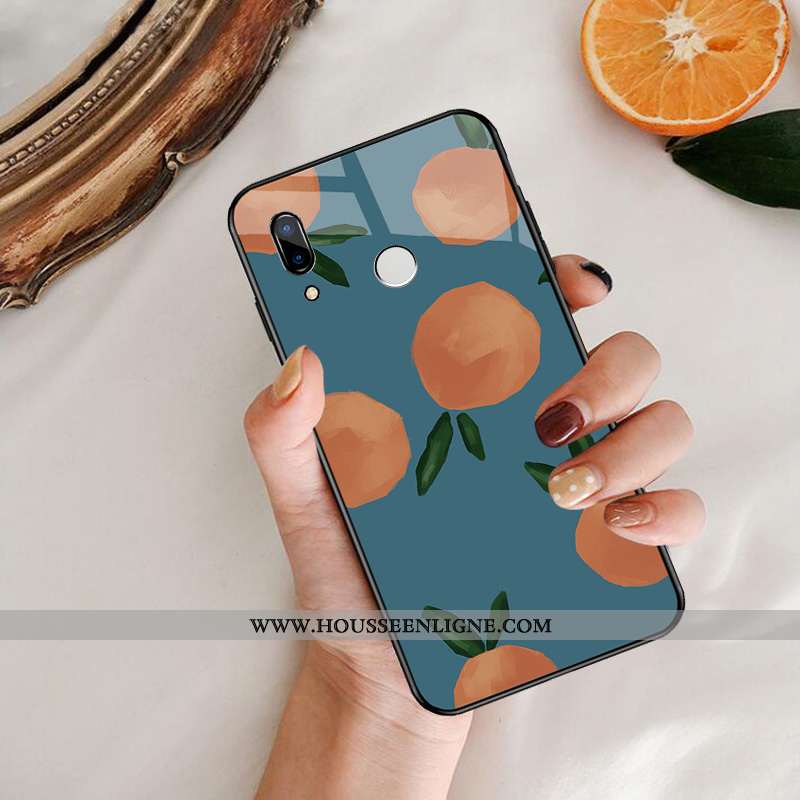 Housse Huawei P Smart+ Personnalité Créatif Dessin Animé Vert Légère Ultra Verre Verte