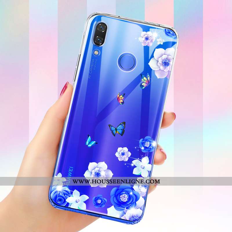 Housse Huawei P Smart+ Protection Transparent Ballon Fluide Doux Téléphone Portable Tout Compris Sil