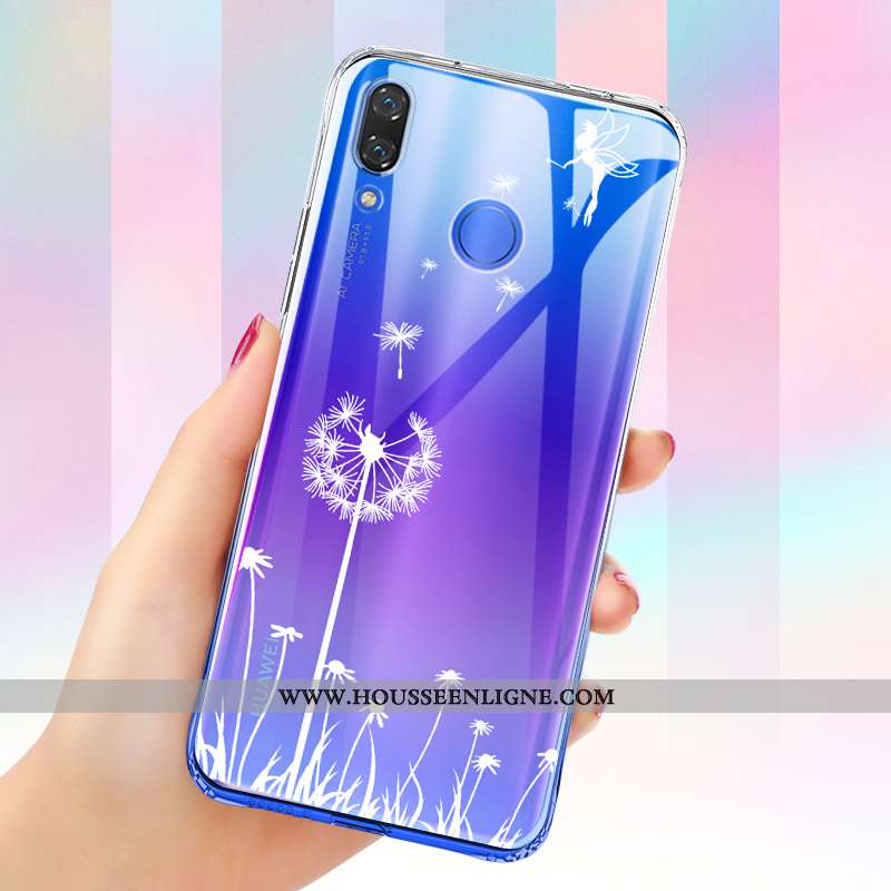 Housse Huawei P Smart+ Protection Transparent Ballon Fluide Doux Téléphone Portable Tout Compris Sil