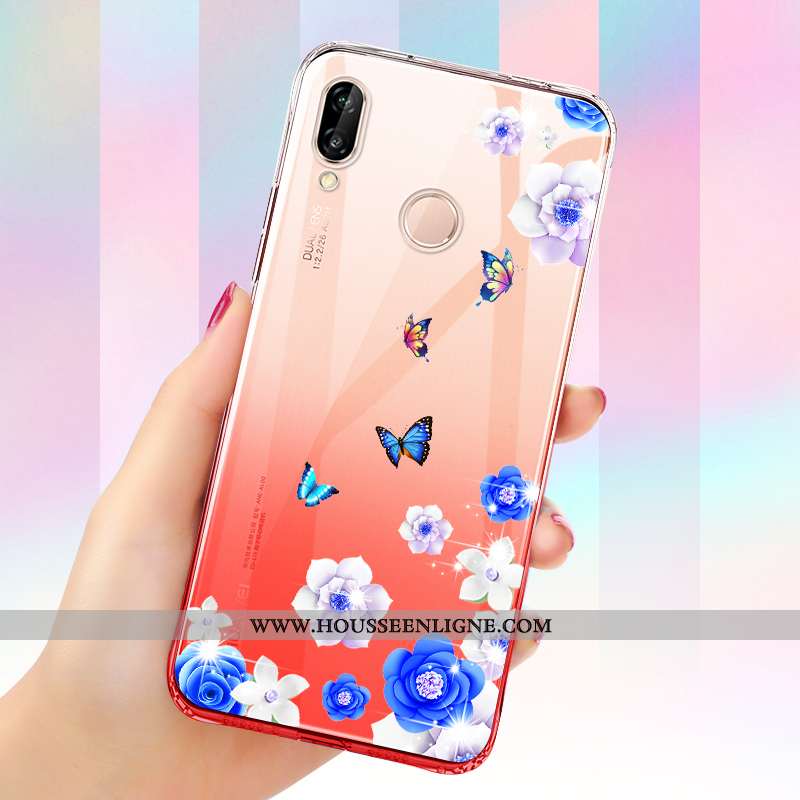 Housse Huawei P Smart+ Protection Transparent Ballon Fluide Doux Téléphone Portable Tout Compris Sil