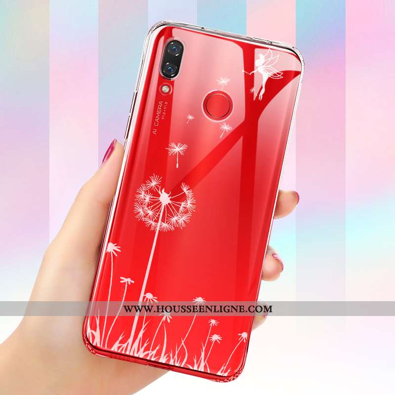 Housse Huawei P Smart+ Protection Transparent Ballon Fluide Doux Téléphone Portable Tout Compris Sil