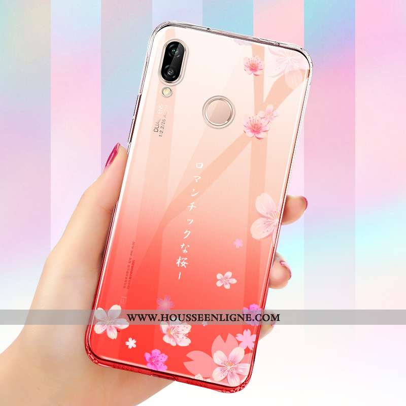 Housse Huawei P Smart+ Protection Transparent Ballon Fluide Doux Téléphone Portable Tout Compris Sil