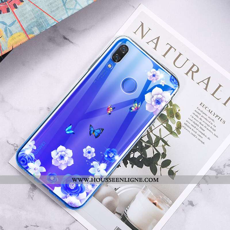 Housse Huawei P Smart+ Protection Transparent Ballon Fluide Doux Téléphone Portable Tout Compris Sil