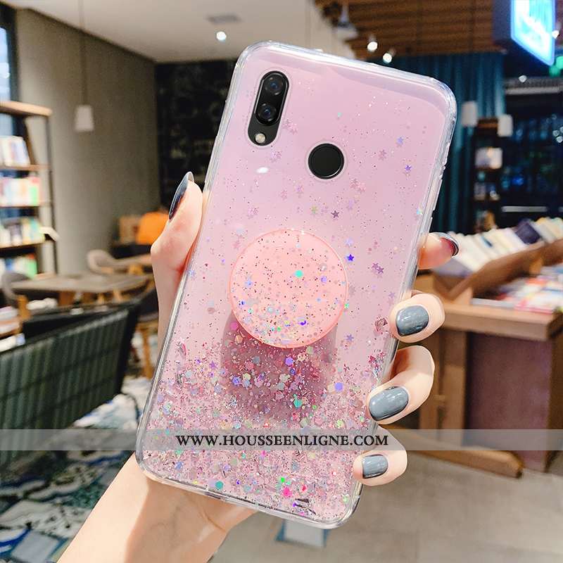 Housse Huawei P Smart+ Transparent Personnalité Protection Tendance Clair Créatif Tout Compris Verte