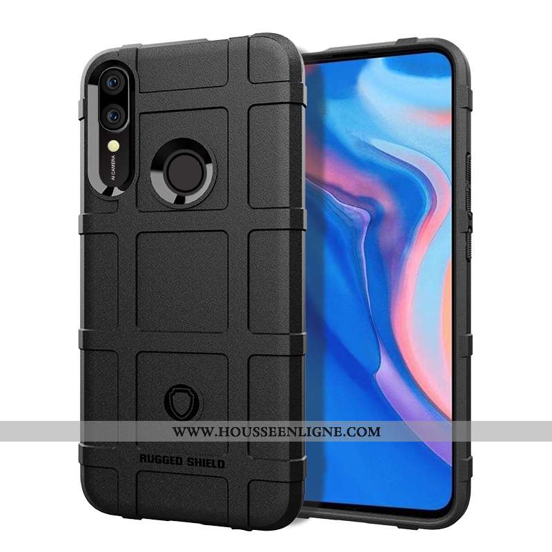 Housse Huawei P Smart Z Bleu Marin Étui Coque Téléphone Portable Bleu Foncé