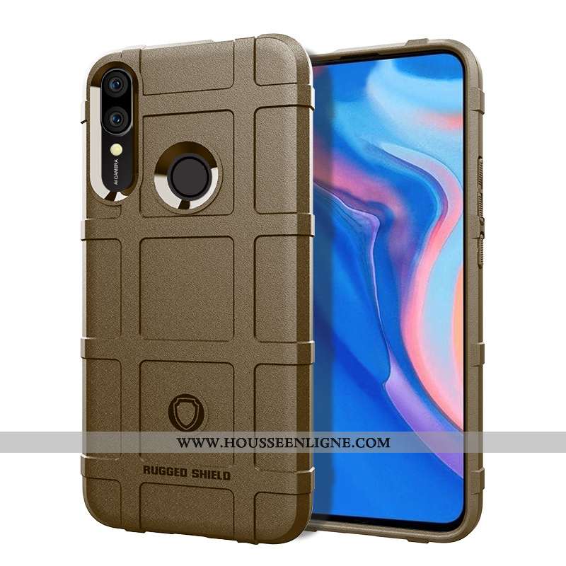 Housse Huawei P Smart Z Bleu Marin Étui Coque Téléphone Portable Bleu Foncé