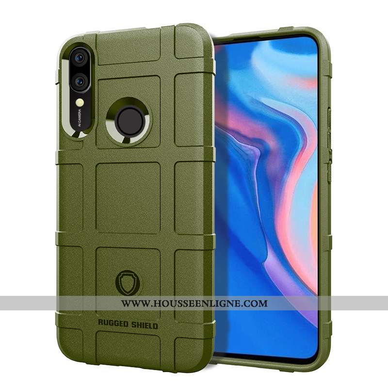 Housse Huawei P Smart Z Bleu Marin Étui Coque Téléphone Portable Bleu Foncé