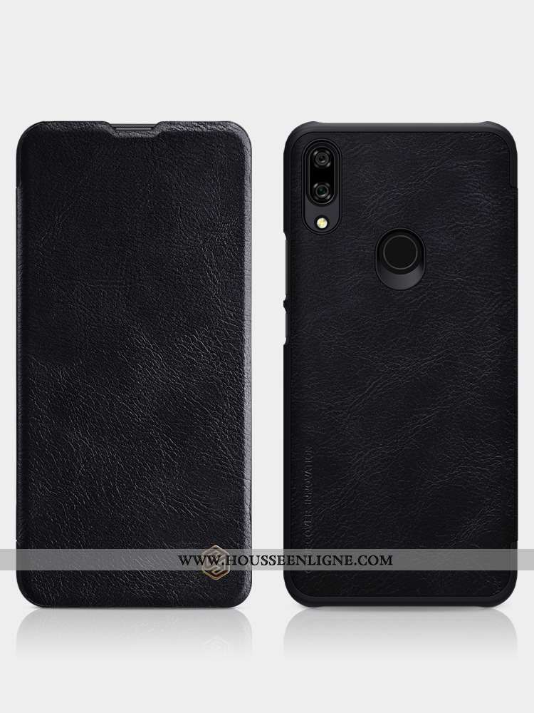 Housse Huawei P Smart Z Cuir Rouge Téléphone Portable Étui