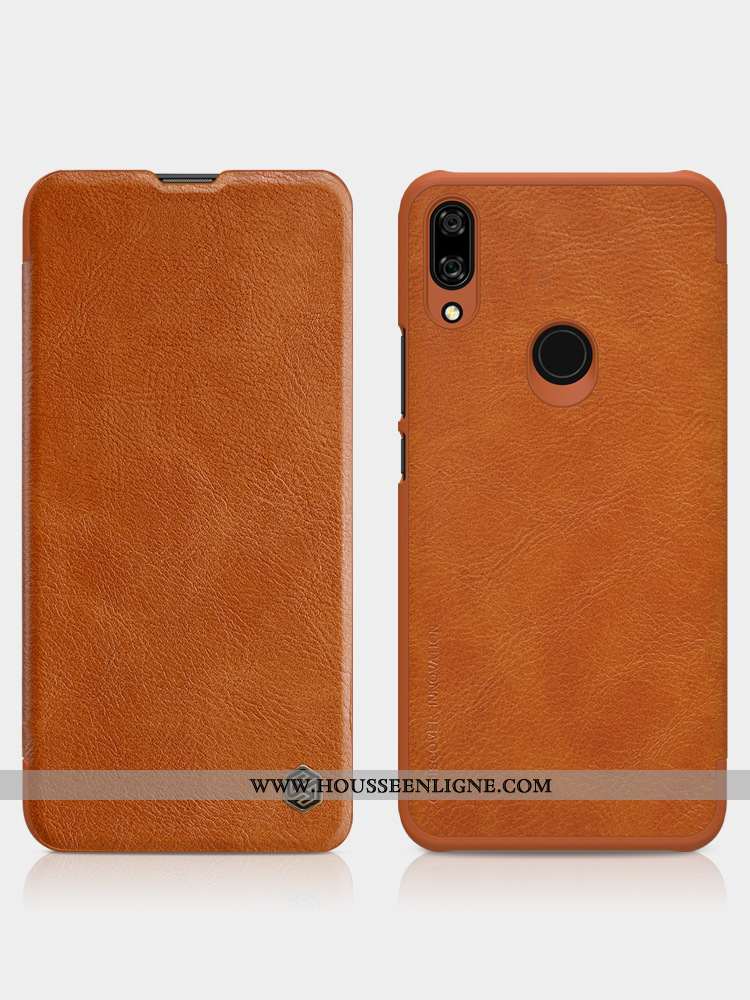 Housse Huawei P Smart Z Cuir Rouge Téléphone Portable Étui