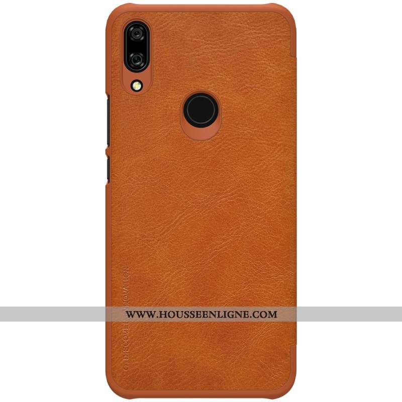 Housse Huawei P Smart Z Cuir Rouge Téléphone Portable Étui