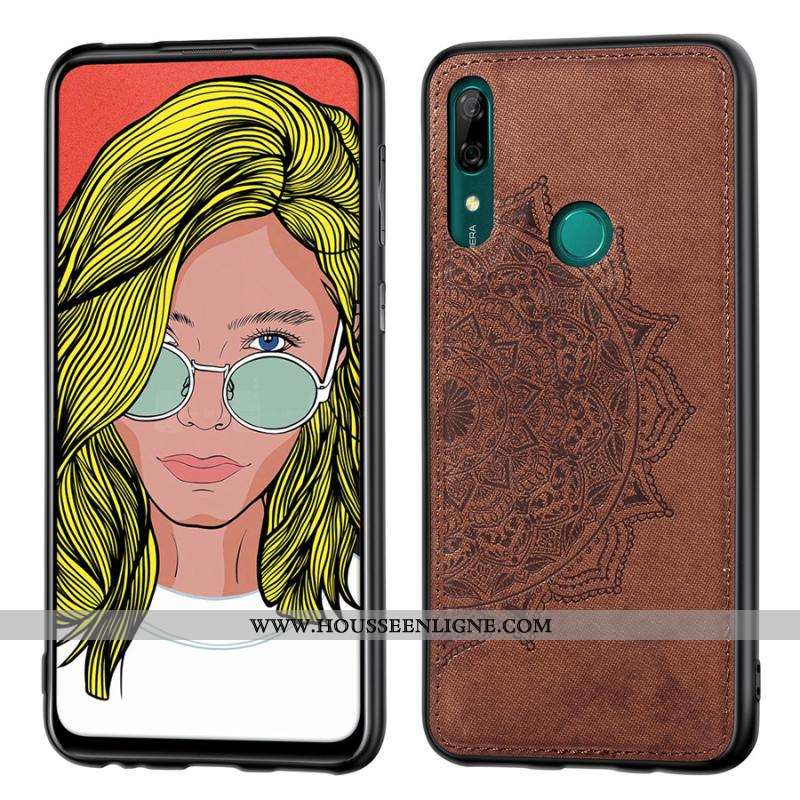 Housse Huawei P Smart Z Personnalité Créatif Coque Téléphone Portable Modèle Fleurie Incassable Tiss