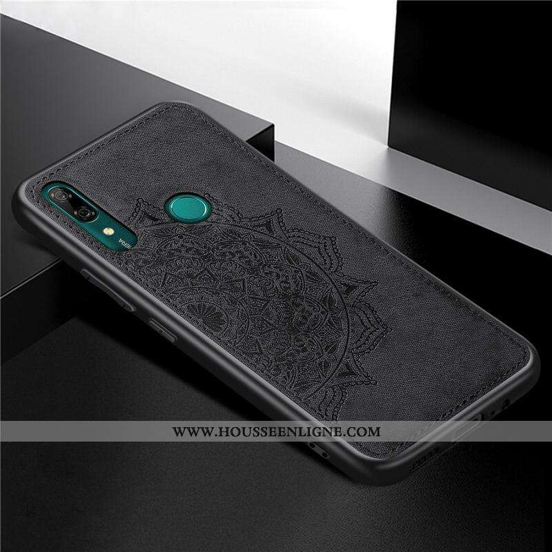 Housse Huawei P Smart Z Personnalité Créatif Coque Téléphone Portable Modèle Fleurie Incassable Tiss
