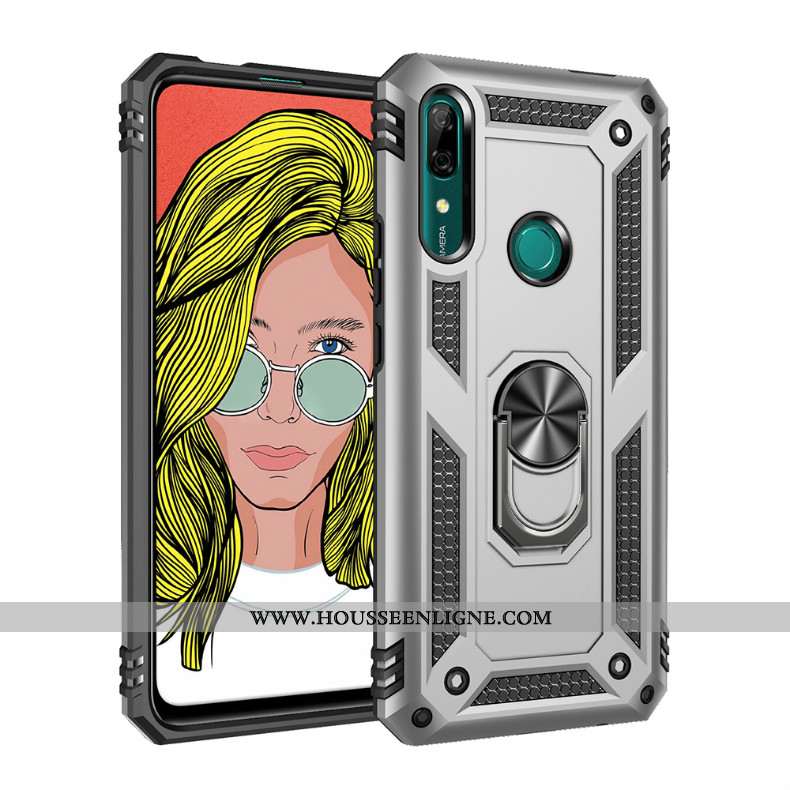 Housse Huawei P Smart Z Personnalité Créatif Or Trois Défenses Tendance Magnétisme Ballon Doré