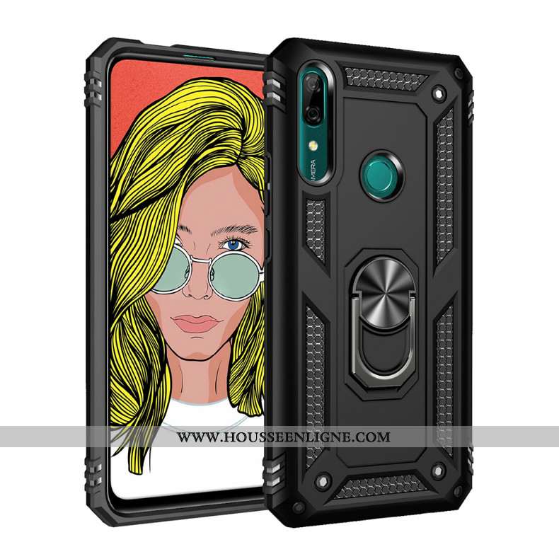 Housse Huawei P Smart Z Personnalité Créatif Or Trois Défenses Tendance Magnétisme Ballon Doré