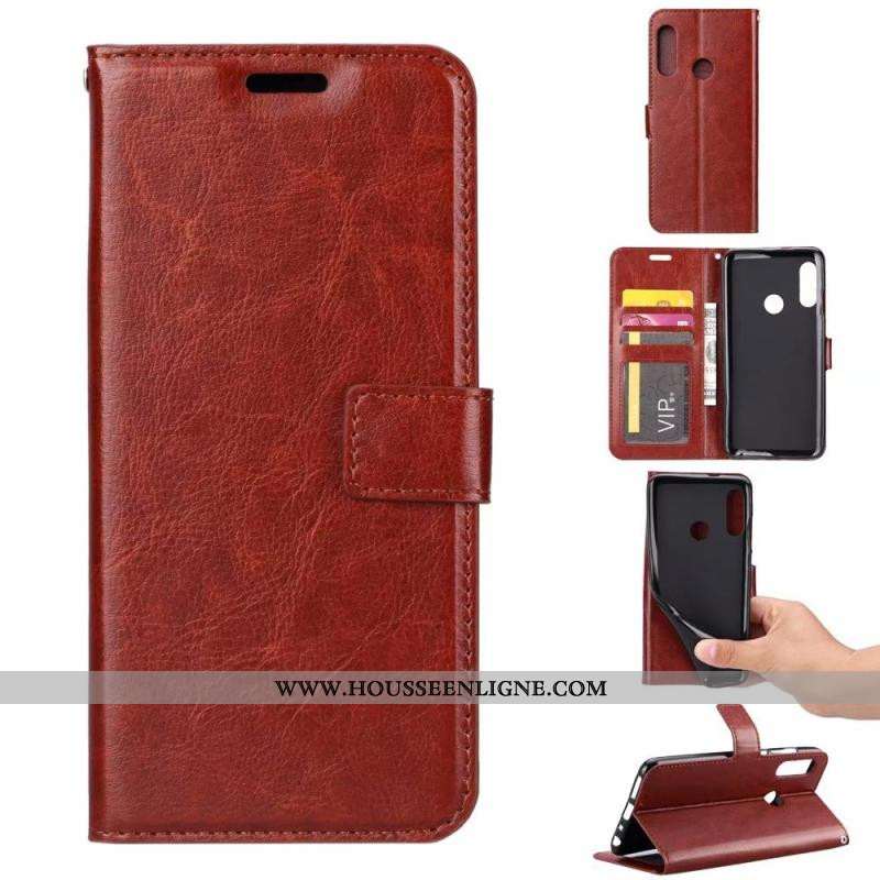 Housse Huawei P Smart Z Protection 2020 Coque Téléphone Portable Étui Marron