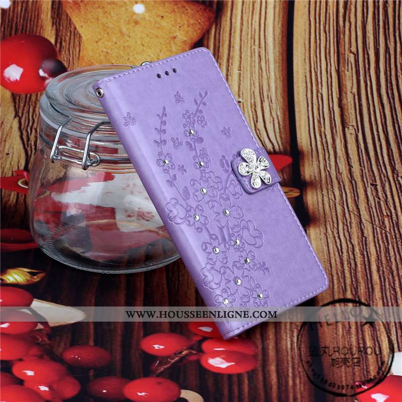 Housse Huawei P Smart Z Protection Portefeuille Téléphone Portable 2020 Cuir Étui Rose