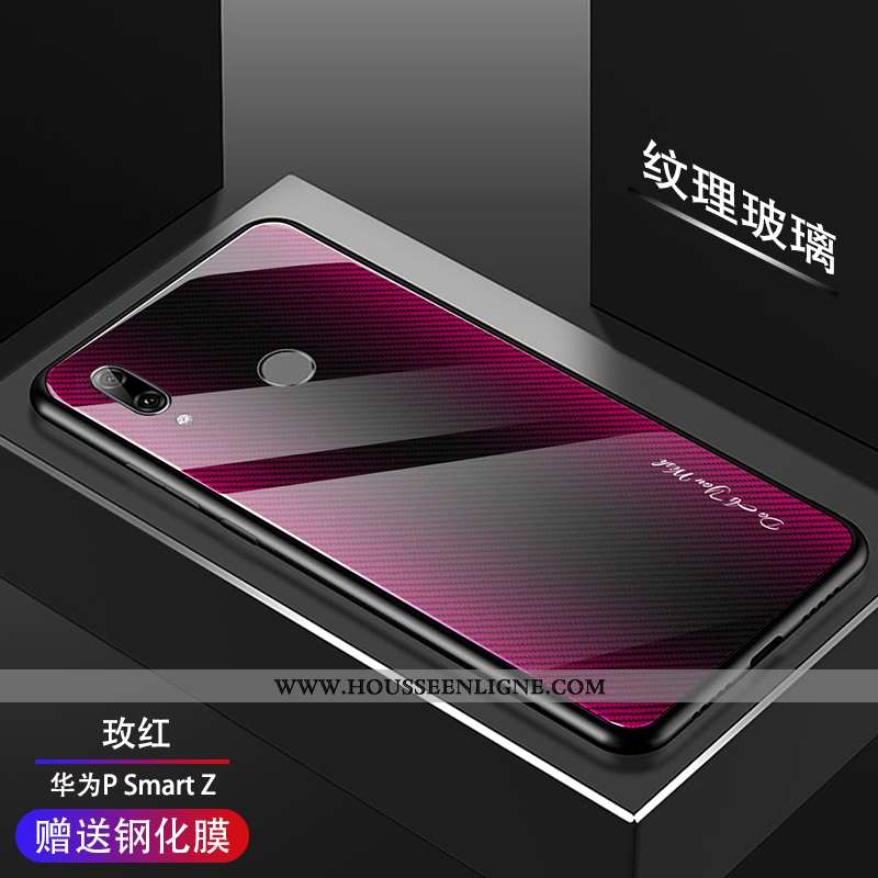 Housse Huawei P Smart Z Protection Verre Modèle Fleurie Coque Téléphone Portable Tout Compris Membra