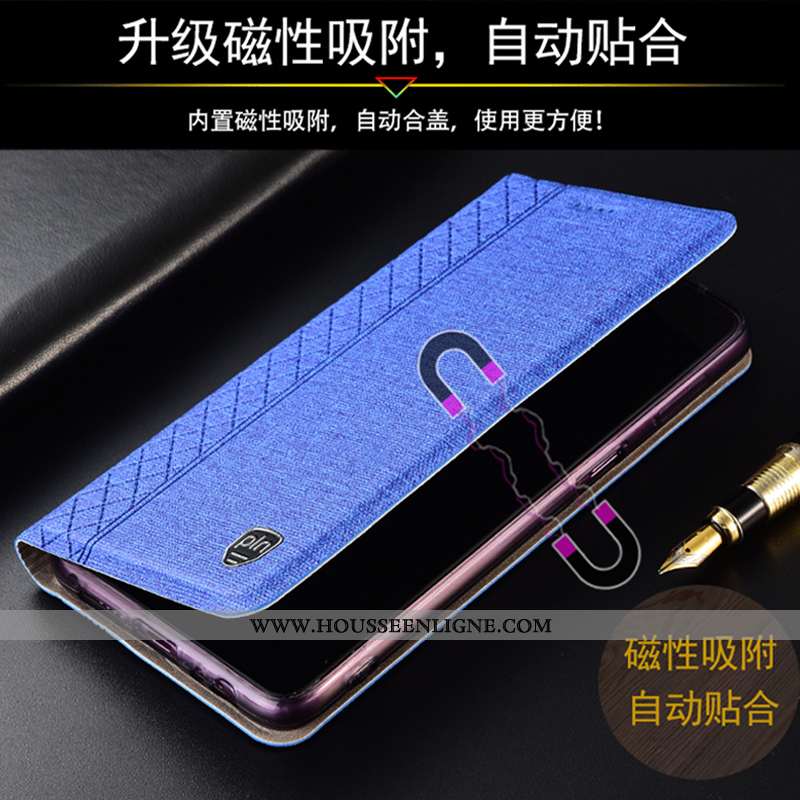 Housse Huawei P20 Lite Cuir Protection Coque Gris Incassable Téléphone Portable