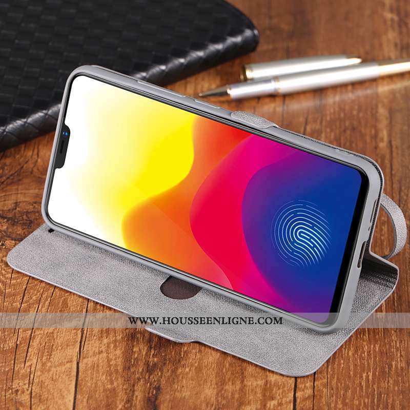 Housse Huawei P20 Lite Cuir Protection Luxe Incassable Téléphone Portable Coque Marron