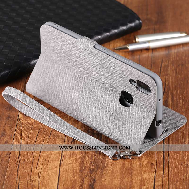 Housse Huawei P20 Lite Cuir Protection Luxe Incassable Téléphone Portable Coque Marron