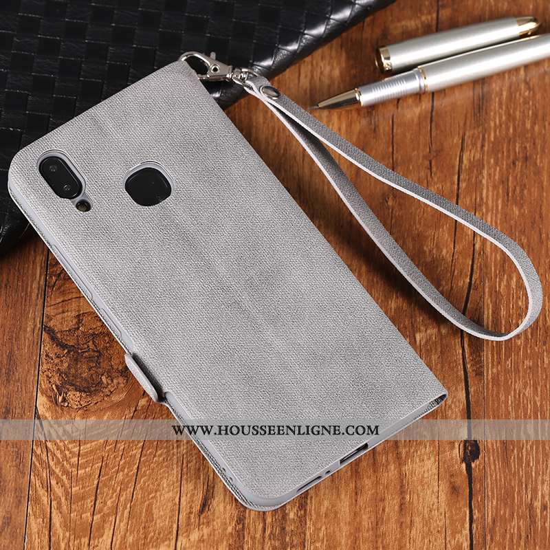 Housse Huawei P20 Lite Cuir Protection Luxe Incassable Téléphone Portable Coque Marron