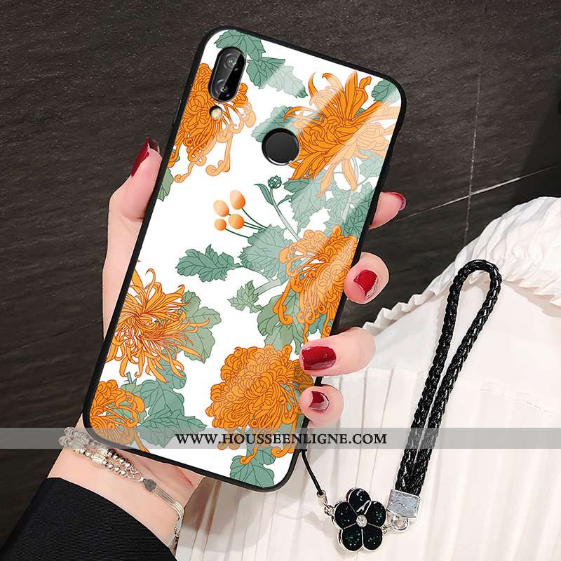 Housse Huawei P20 Lite Personnalité Tendance Tout Compris Verre Tournesol Coque Étui Noir