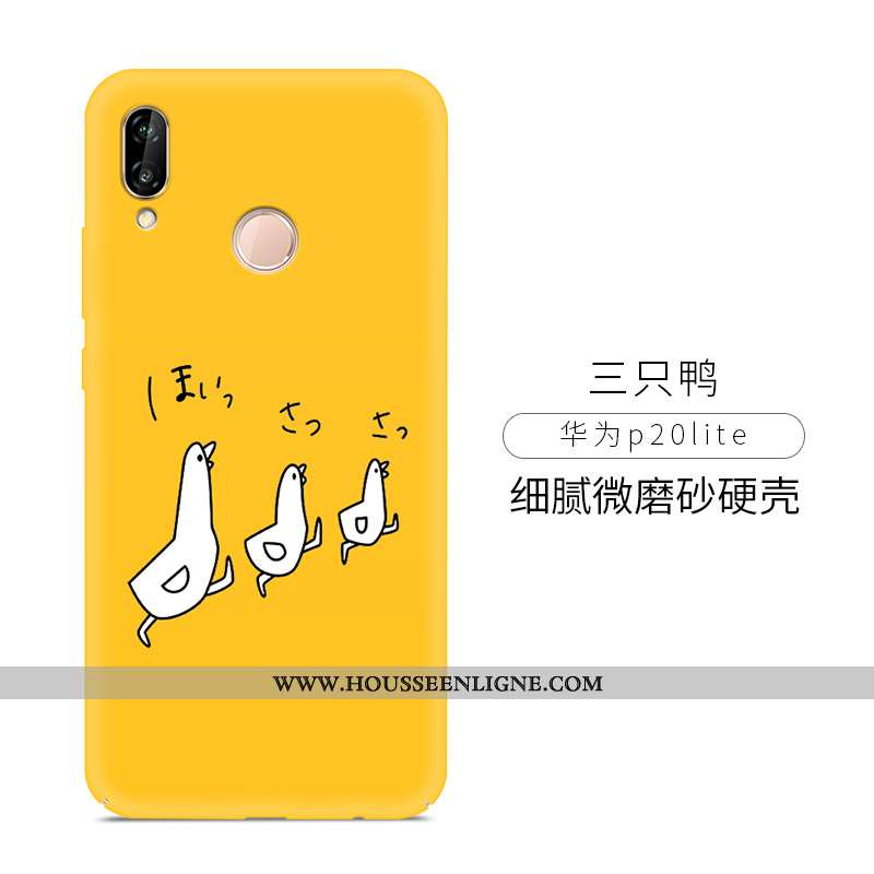 Housse Huawei P20 Lite Tendance Protection Coque Jeunesse Difficile Simple Téléphone Portable Rouge