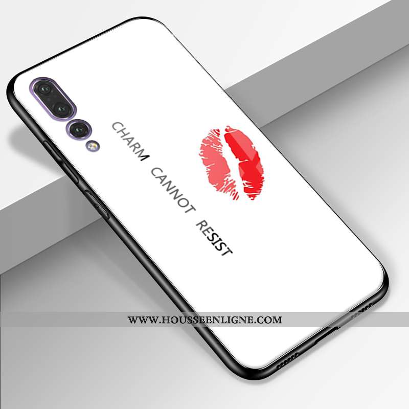 Housse Huawei P20 Pro Cuir Véritable Silicone Amoureux Téléphone Portable Personnalité Incassable Ét
