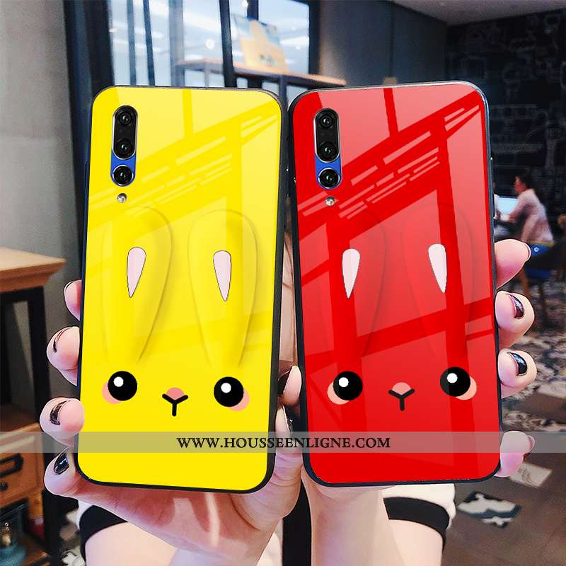 Housse Huawei P20 Pro Dessin Animé Tendance Lapin Coque Téléphone Portable Étui Personnalité Jaune