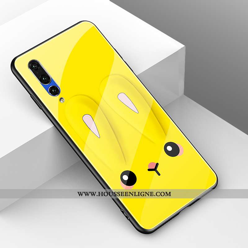 Housse Huawei P20 Pro Dessin Animé Tendance Lapin Coque Téléphone Portable Étui Personnalité Jaune