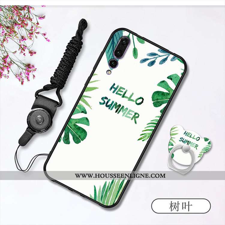 Housse Huawei P20 Pro Fluide Doux Rose Incassable Téléphone Portable Étui Tout Compris Coque