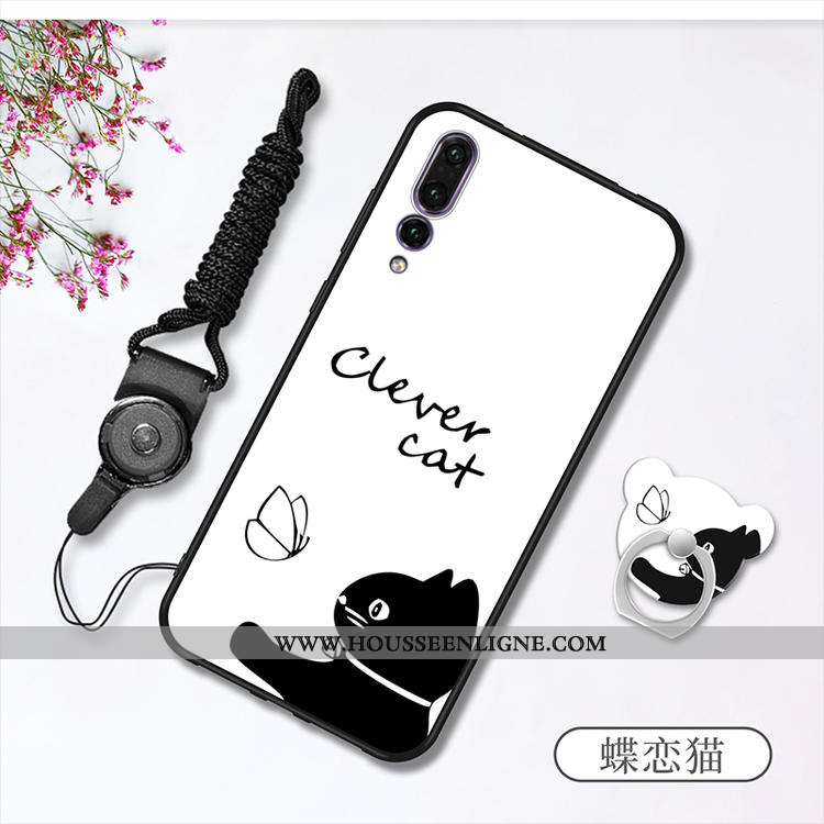 Housse Huawei P20 Pro Fluide Doux Rose Incassable Téléphone Portable Étui Tout Compris Coque