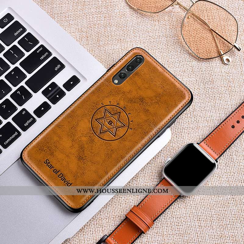 Housse Huawei P20 Pro Personnalité Créatif Luxe Silicone Téléphone Portable Étui Ultra Marron