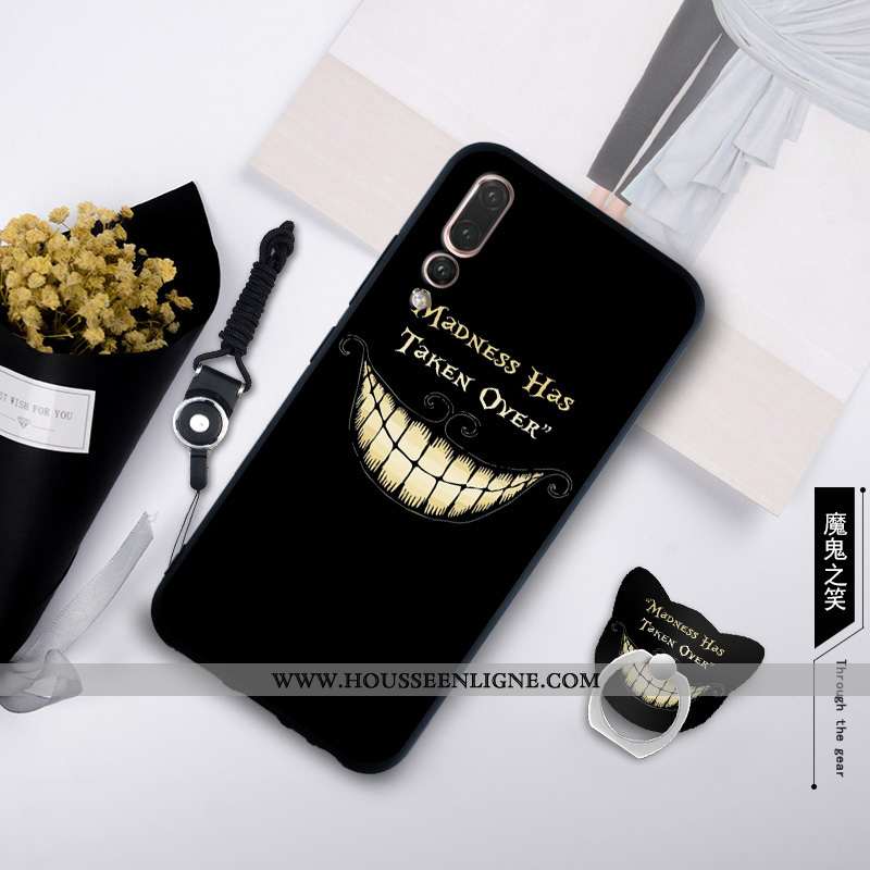 Housse Huawei P20 Pro Personnalité Créatif Ornements Suspendus Simple Incassable Étui Silicone Blanc