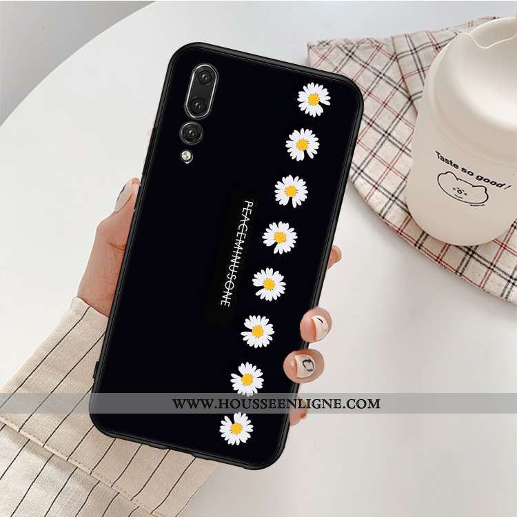 Housse Huawei P20 Pro Personnalité Fluide Doux Silicone Noir Tout Compris Téléphone Portable Petite 