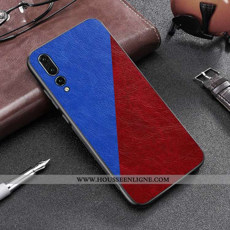 Housse Huawei P20 Pro Personnalité Tendance Tout Compris Cuir Coque Téléphone Portable Marron