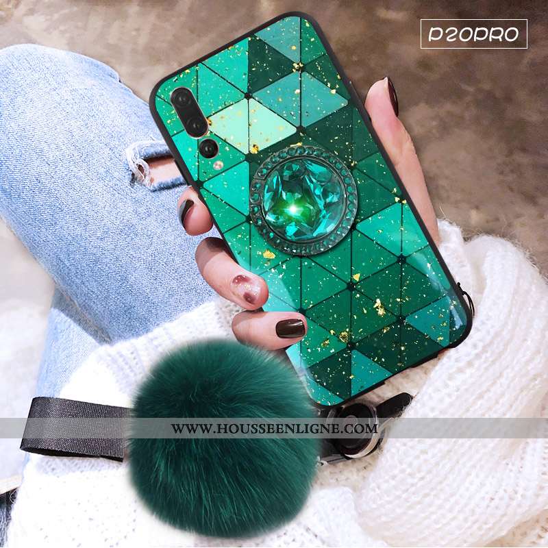 Housse Huawei P20 Pro Protection Personnalité Tendance Mode Incassable Étui Fluide Doux Violet