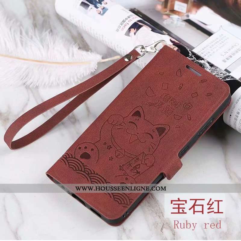 Housse Huawei P20 Pro Silicone Protection Fluide Doux Clamshell Légère Tissu Marron