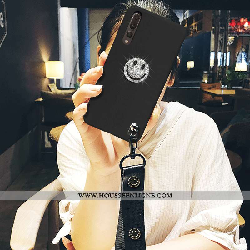 Housse Huawei P20 Pro Ultra Tendance Noir Étui Tout Compris Luxe Incassable