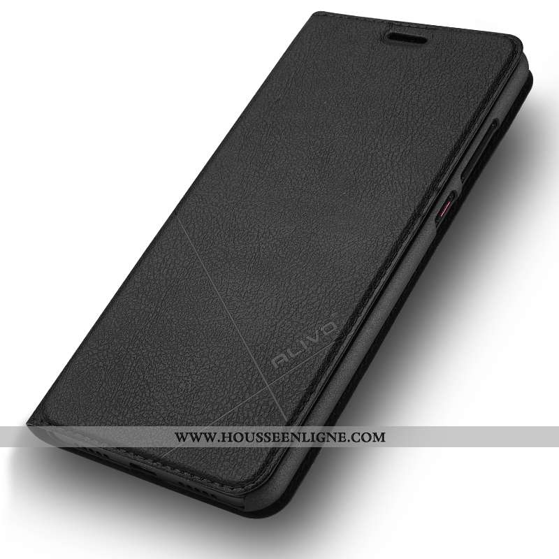 Housse Huawei P20 Protection Cuir Noir Difficile Coque Business Tout Compris