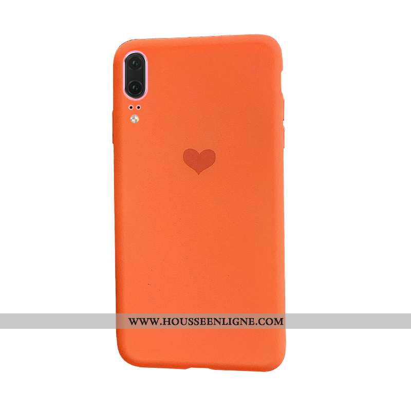 Housse Huawei P20 Tendance Légère Nouveau Vert Téléphone Portable Coque Net Rouge Verte