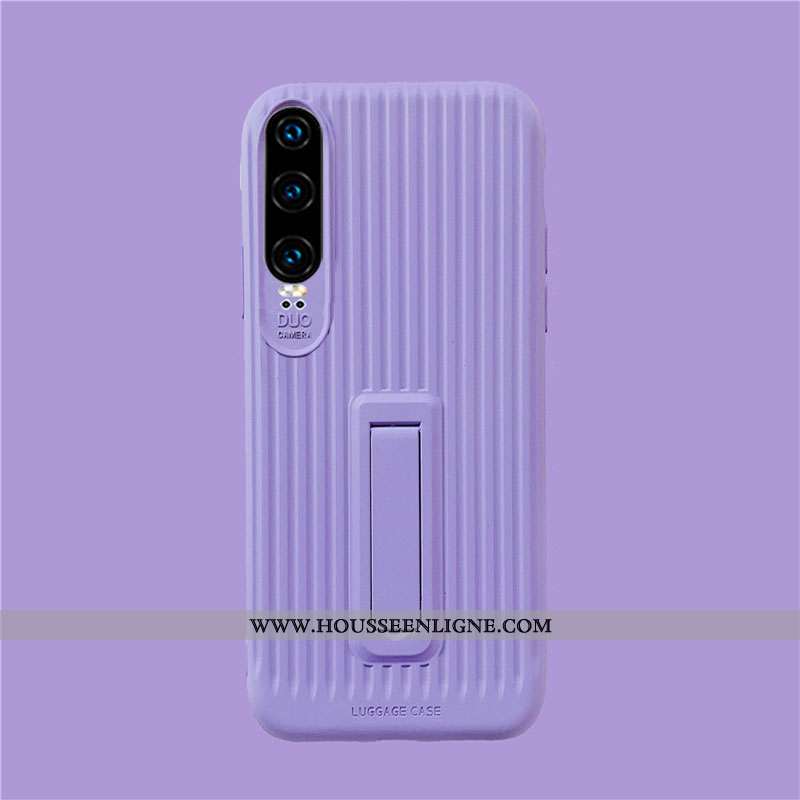 Housse Huawei P30 Fluide Doux Silicone Amoureux Protection Net Rouge Étui Tout Compris Verte