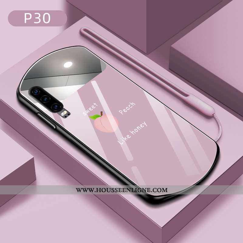Housse Huawei P30 Fluide Doux Silicone Tendance Tout Compris Coque Téléphone Portable Incassable Vio