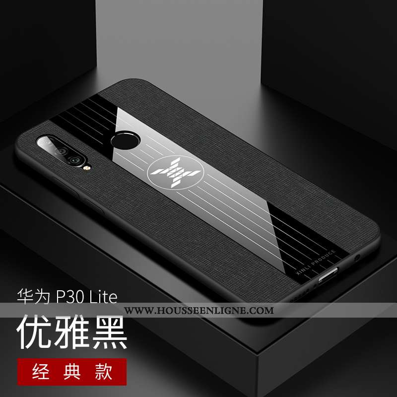 Housse Huawei P30 Lite Personnalité Créatif Ornements Suspendus Incassable Net Rouge Silicone Flanel