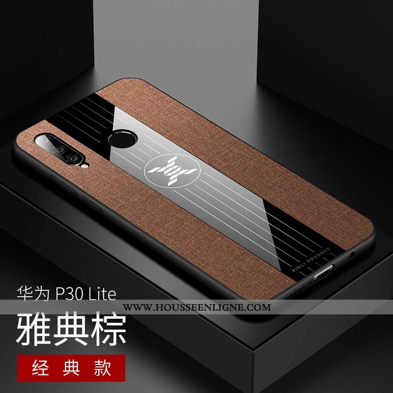 Housse Huawei P30 Lite Personnalité Créatif Ornements Suspendus Incassable Net Rouge Silicone Flanel