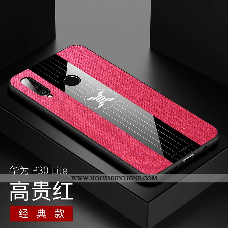 Housse Huawei P30 Lite Personnalité Créatif Ornements Suspendus Incassable Net Rouge Silicone Flanel